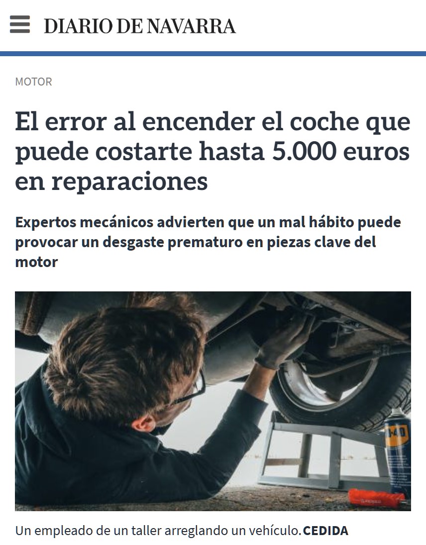 El error que comete mucha gente con su coche y que puede salir muy caro.