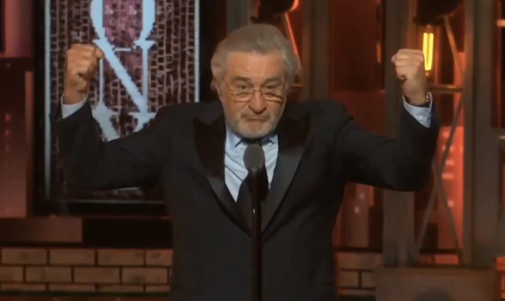 Robert De Niro en los Oscar: “F*CK Trump “