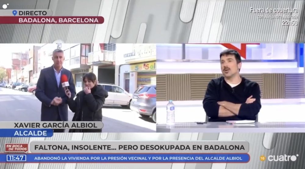 Xavier García Albiol responde a Ramón Espinar: “Si defender a los vecinos de una okupación es de extrema derecha, soy el tío de más extrema derecha del mundo“.