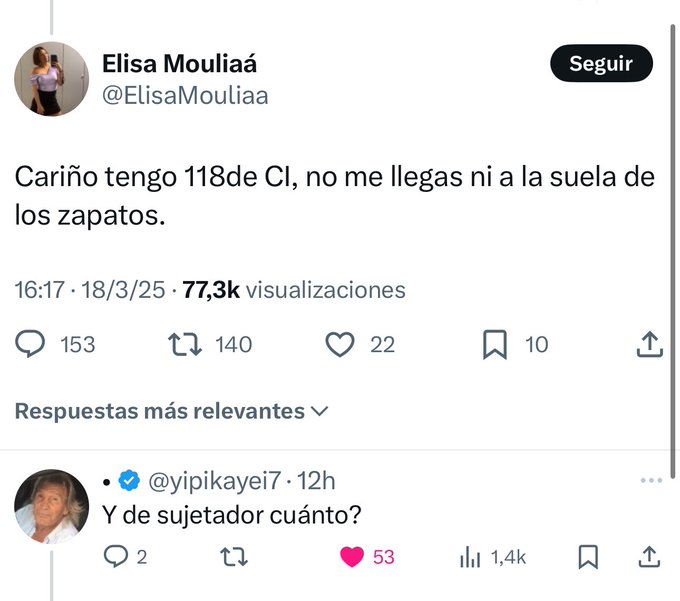 Como Elisa Mouliá siga hablando, al final la que va a acabar entre rejas es ella xd