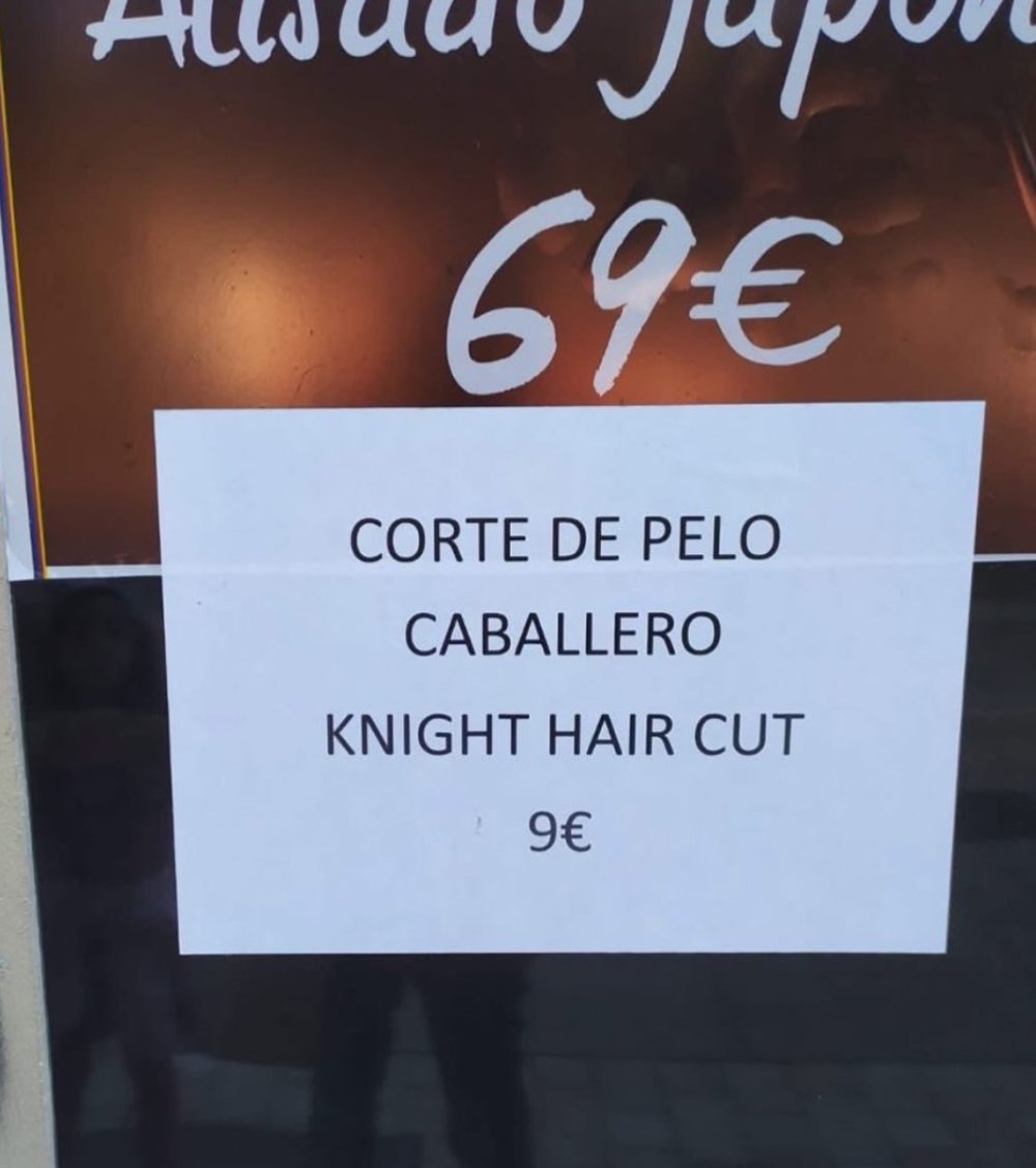 Corte para auténticos caballeros.