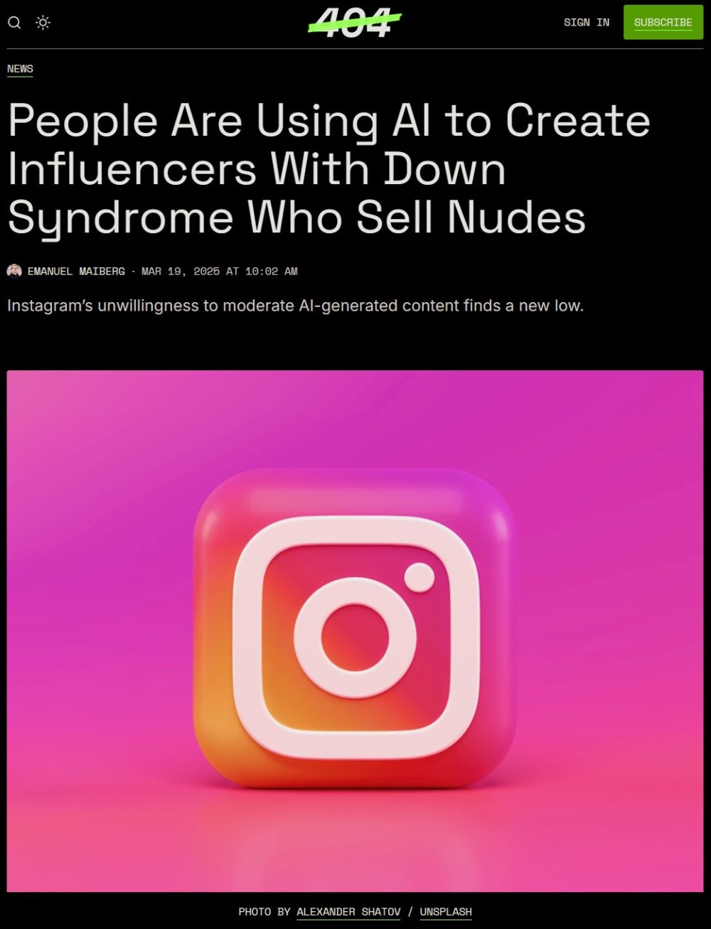 Hay gente está usando IA para crear influencers con síndrome de Down que venden dеsnudos