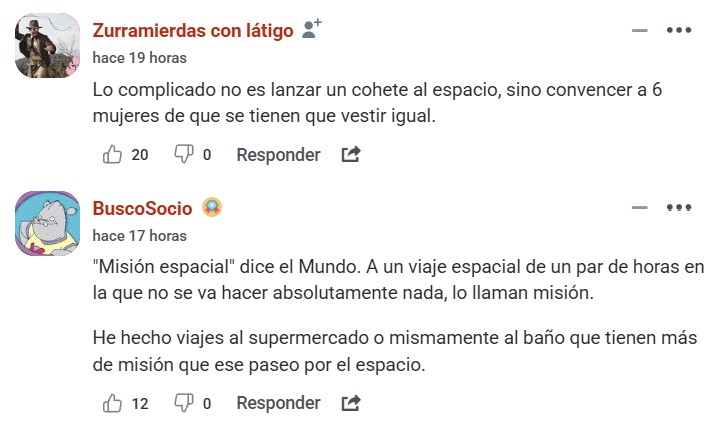 "La primera misión espacial 100% femenina"