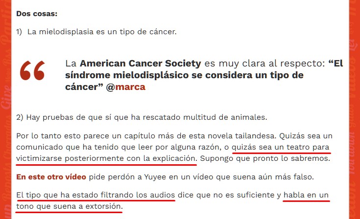 No se podía saber...