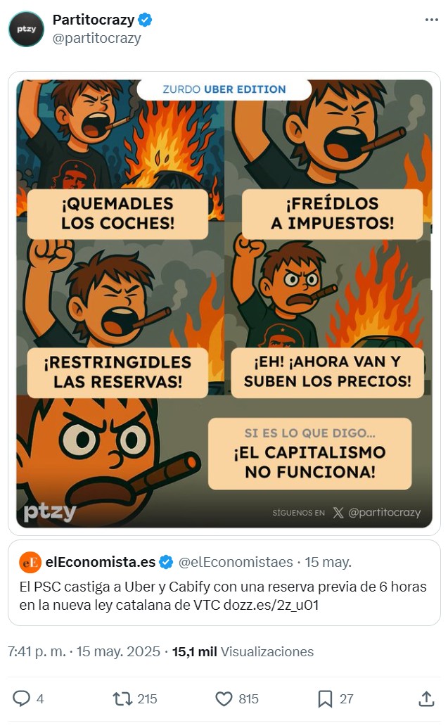 Palos en las ruedas.