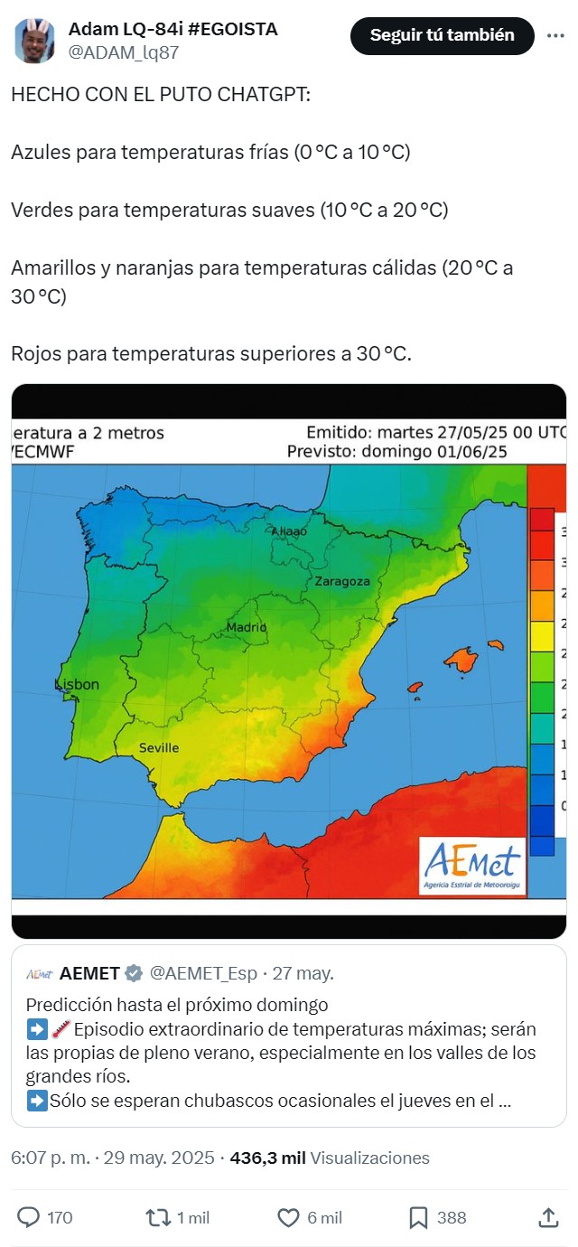 Se nos va de las manos el cambio cromático.