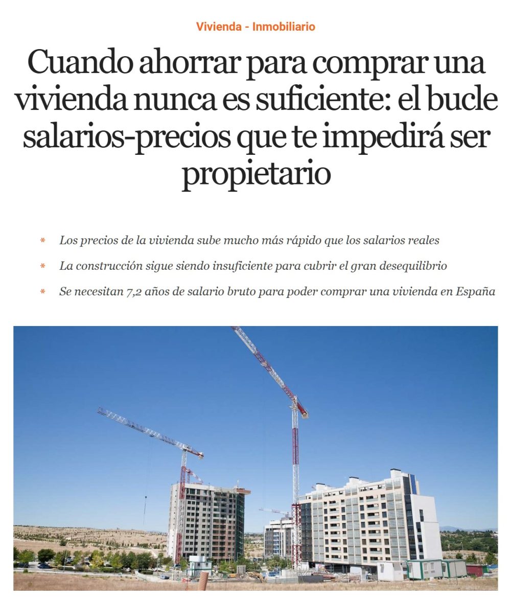 Madrid supera los 5.400 € el metro cuadrado.