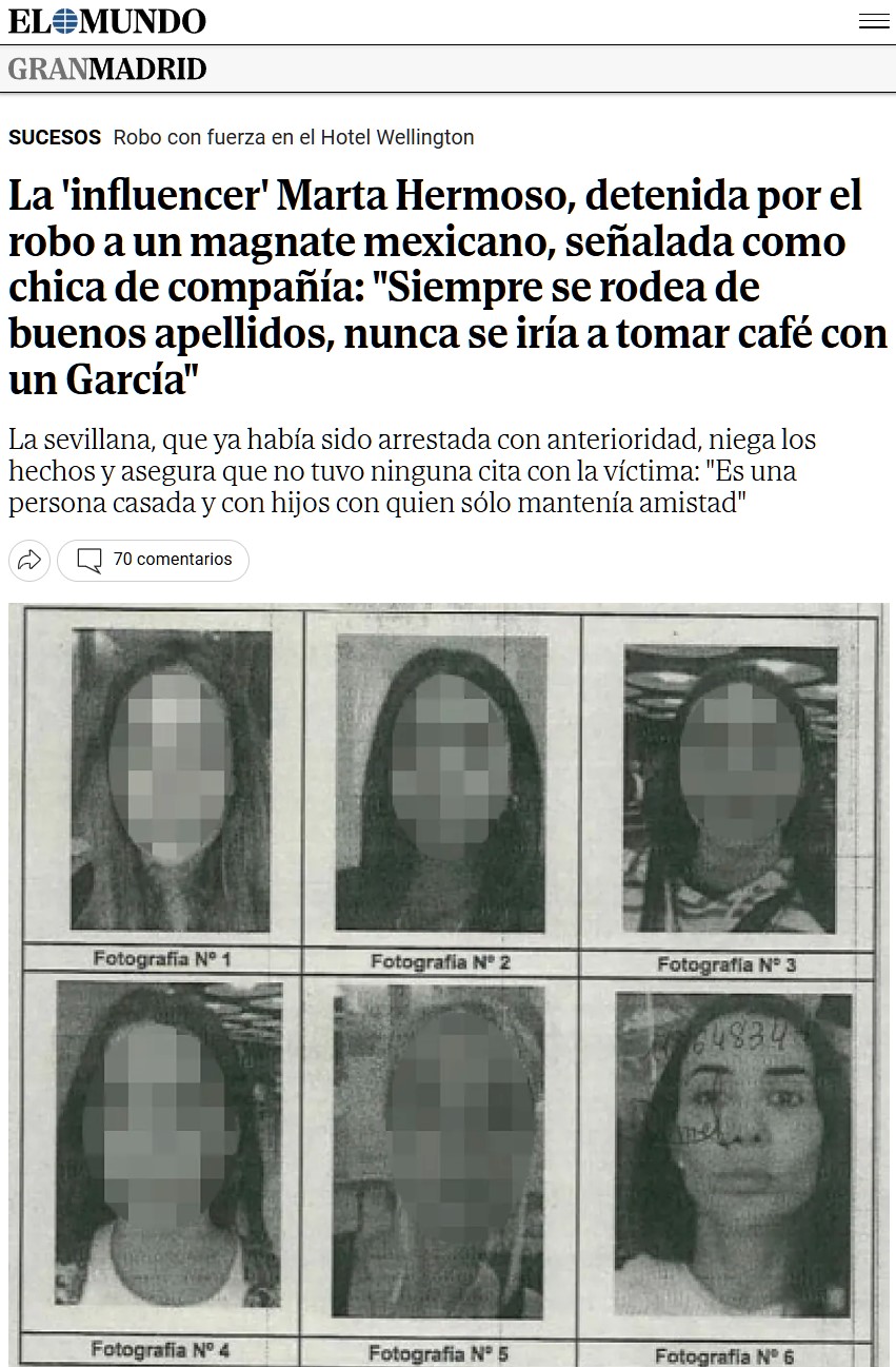 “La influencer”.