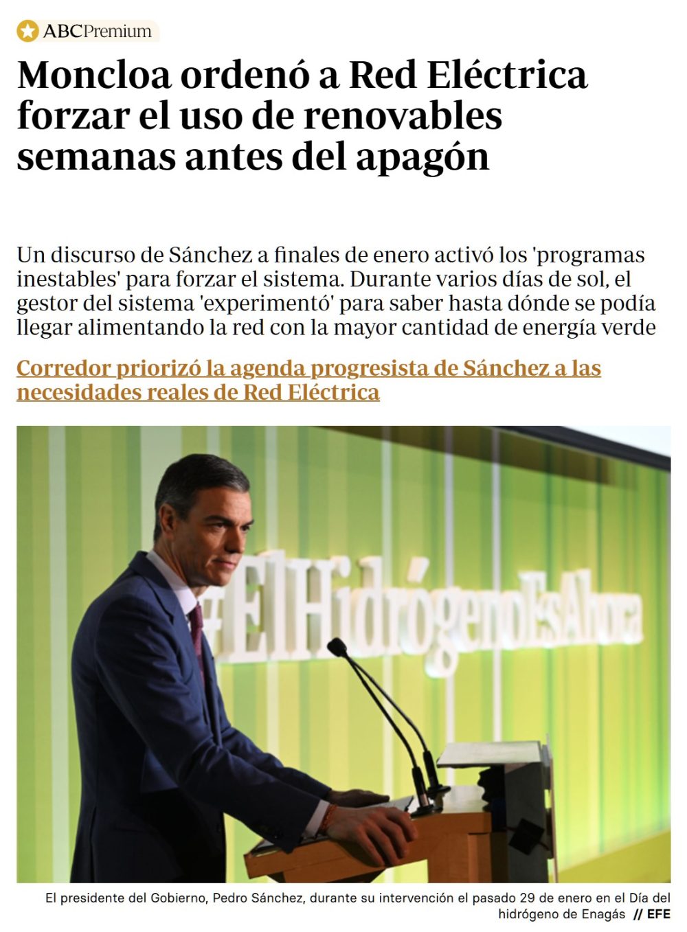 Ha pasado 1 mes y seguimos sin tener versión oficial de qué provocó el apagón.