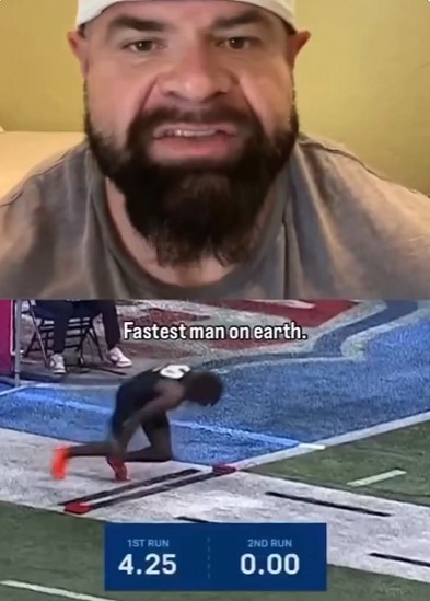 El hombre más rápido del mundo no es Usain Bolt.