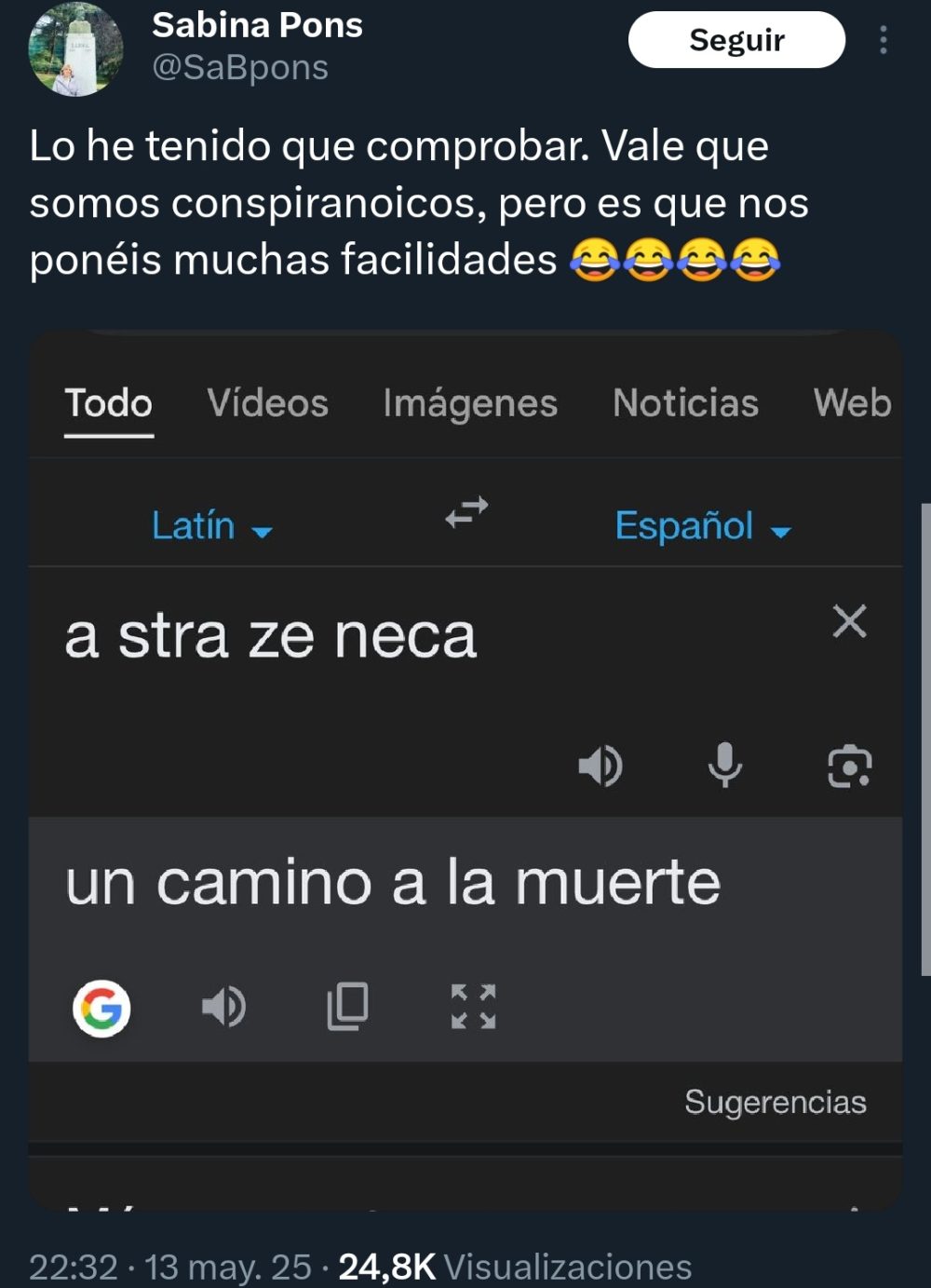 Combustible para los conspiranoicos.