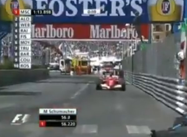 Cuando se cayó un mito: Michael Schumacher en Mónaco 2006.