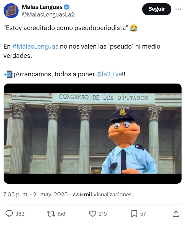 Sofisticadísimo e hilarante número de humor dentro de la televisión pública que pagan todos los españoles.