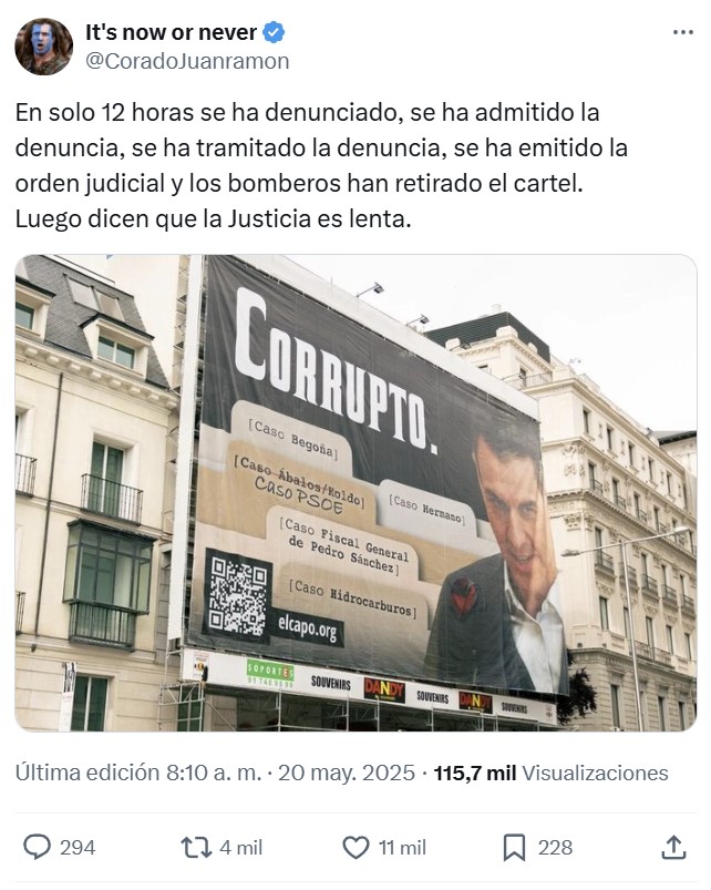 ¿Quién dijo que la justicia es lenta?