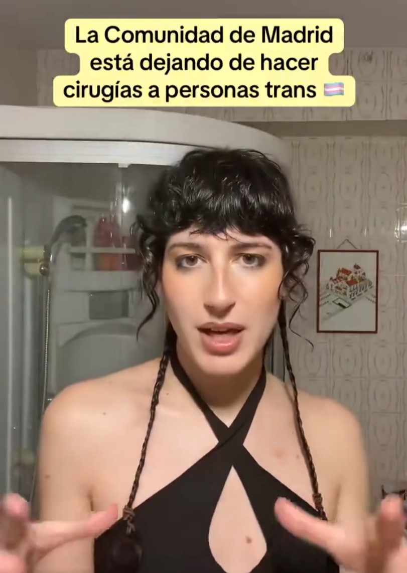 "La Comunidad de Madrid está dejando de hacer cirugías a personas trans".