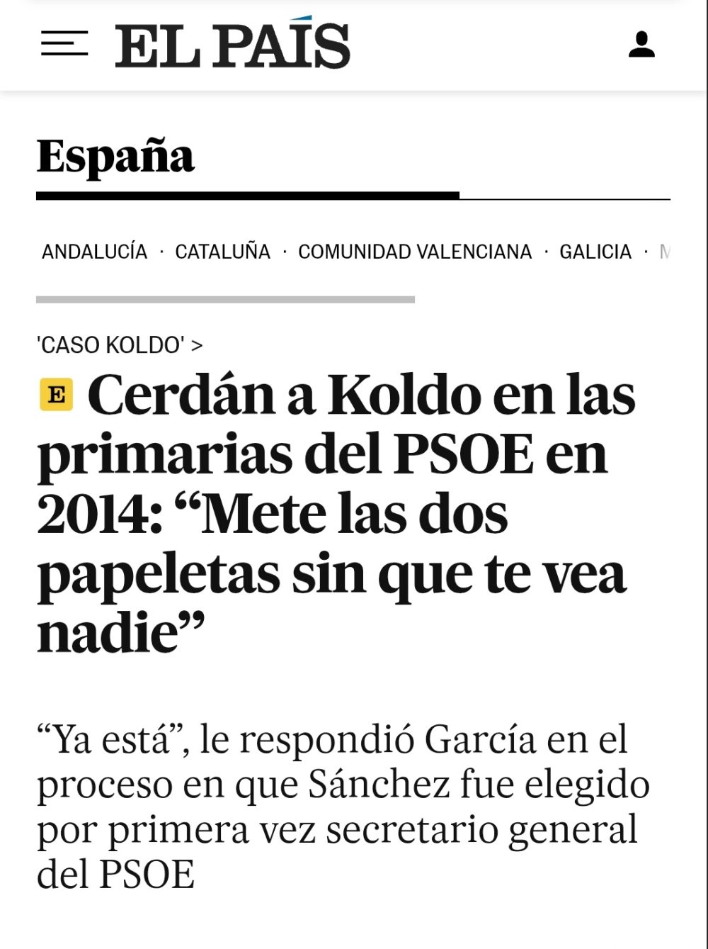 Hay que hacerle caso a lo que dice PDRO, no a lo que ven tus ojos de "ultraderechista".