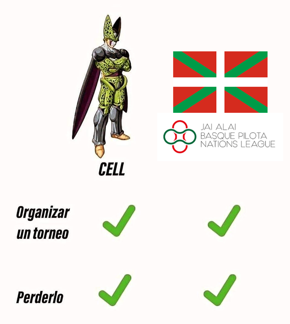 Pitos mientras suena el himno tras la victoria de España contra Euskadi de la Liga de Naciones de Cesta Punta.