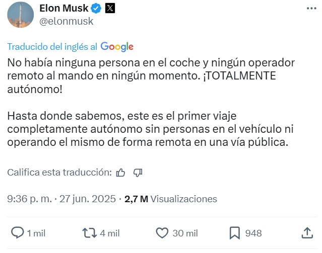 Los Tesla de Texas ya se entregan ellos solos, sin nadie al volante