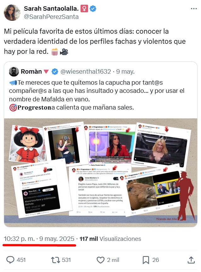 Sarah Pérez Santaolalla: Puño de hierro, mandíbula de cristal.