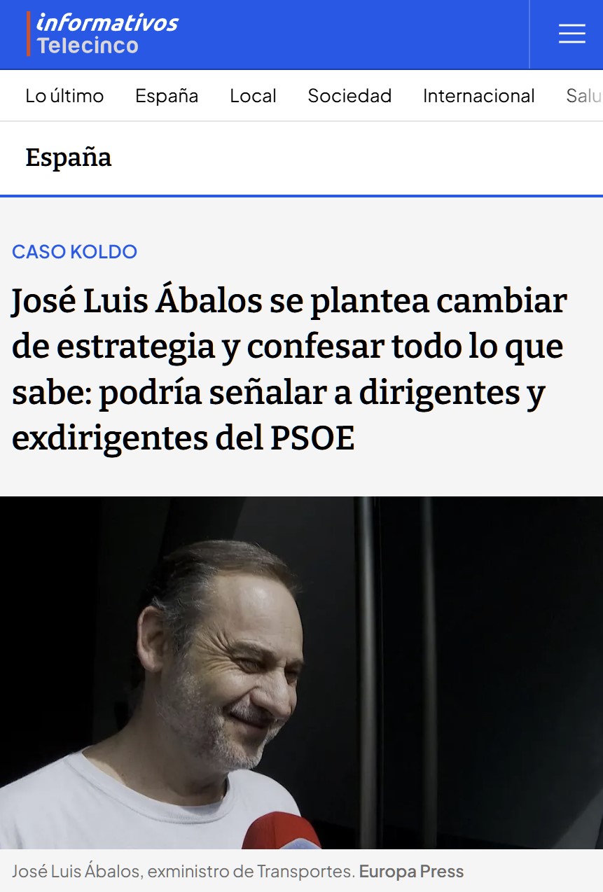 José Luis Ábalos se plantea cambiar de estrategia y confesar todo lo que sabe: podría señalar a dirigentes y exdirigentes del PSOE
