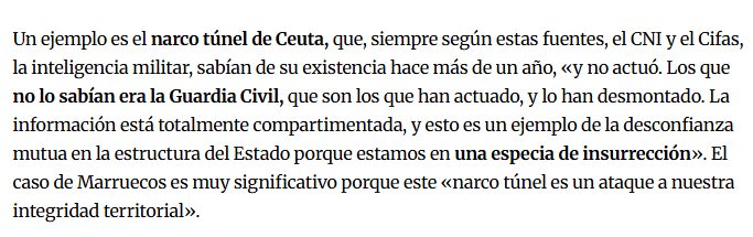 Agentes de inteligencia desconfían de sus mandos: "El Gobierno es el mayor enemigo".