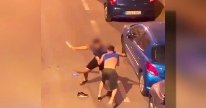 Salvaje enfrentamiento entre dos marroquíes con cuchillo y palo de golf en Ciempozuelos, Madrid.