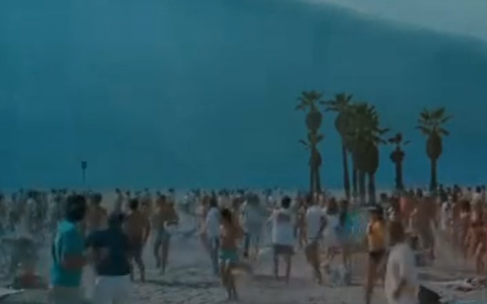 Cuando vais tú y tu colega de extras al rodaje de “Abyss” (1989) y no puedes desperdiciar la oportunidad.