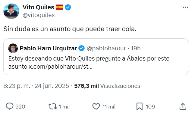 Valeri Cuellas Dice ser la colombiana del audio de Ábalos y Koldo.