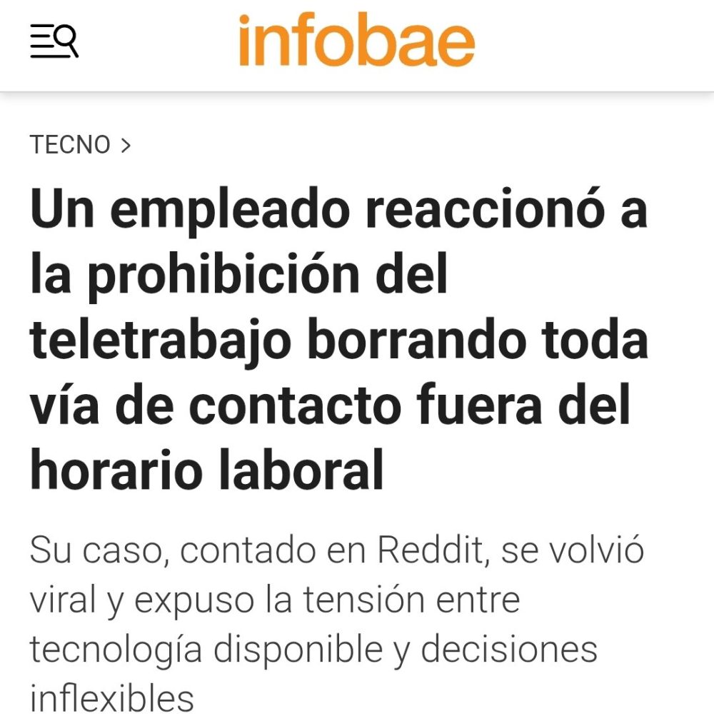 Un empleado que se tomó al pie de la letra los deseos de su jefe.