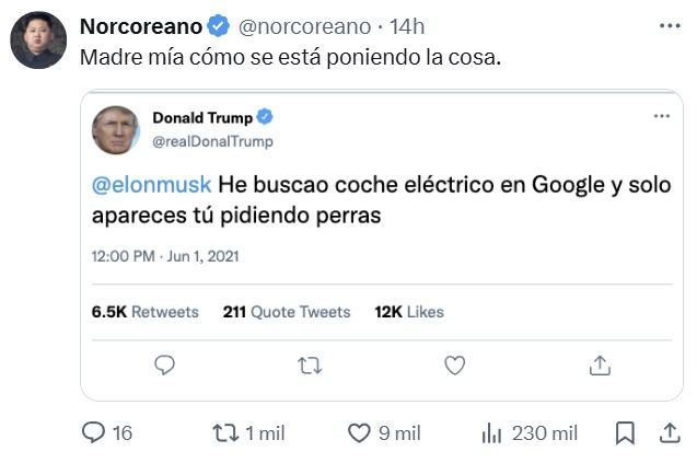Elon Musk se ha tirado el día completo atacando a Donald Trump.