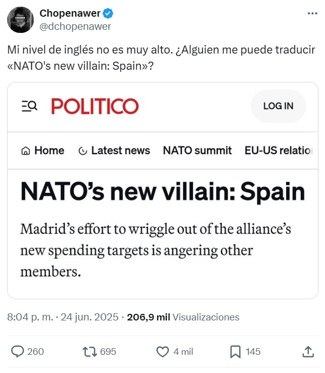 En una foto que es puro simbolismo, el orden sí altera el producto.