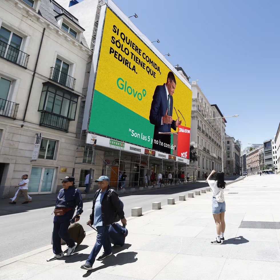 Glovo, Ubereats y demás perdieron la oportunidad de una campaña de éxito: "si quiere comida, que la pida".