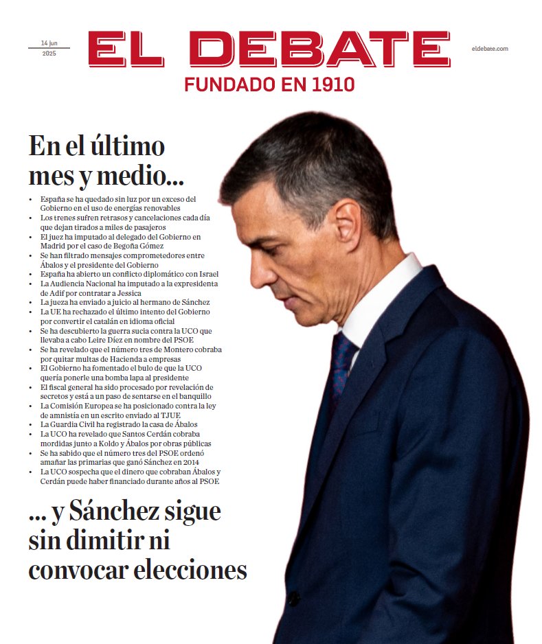 La portada de hoy en El Debate.