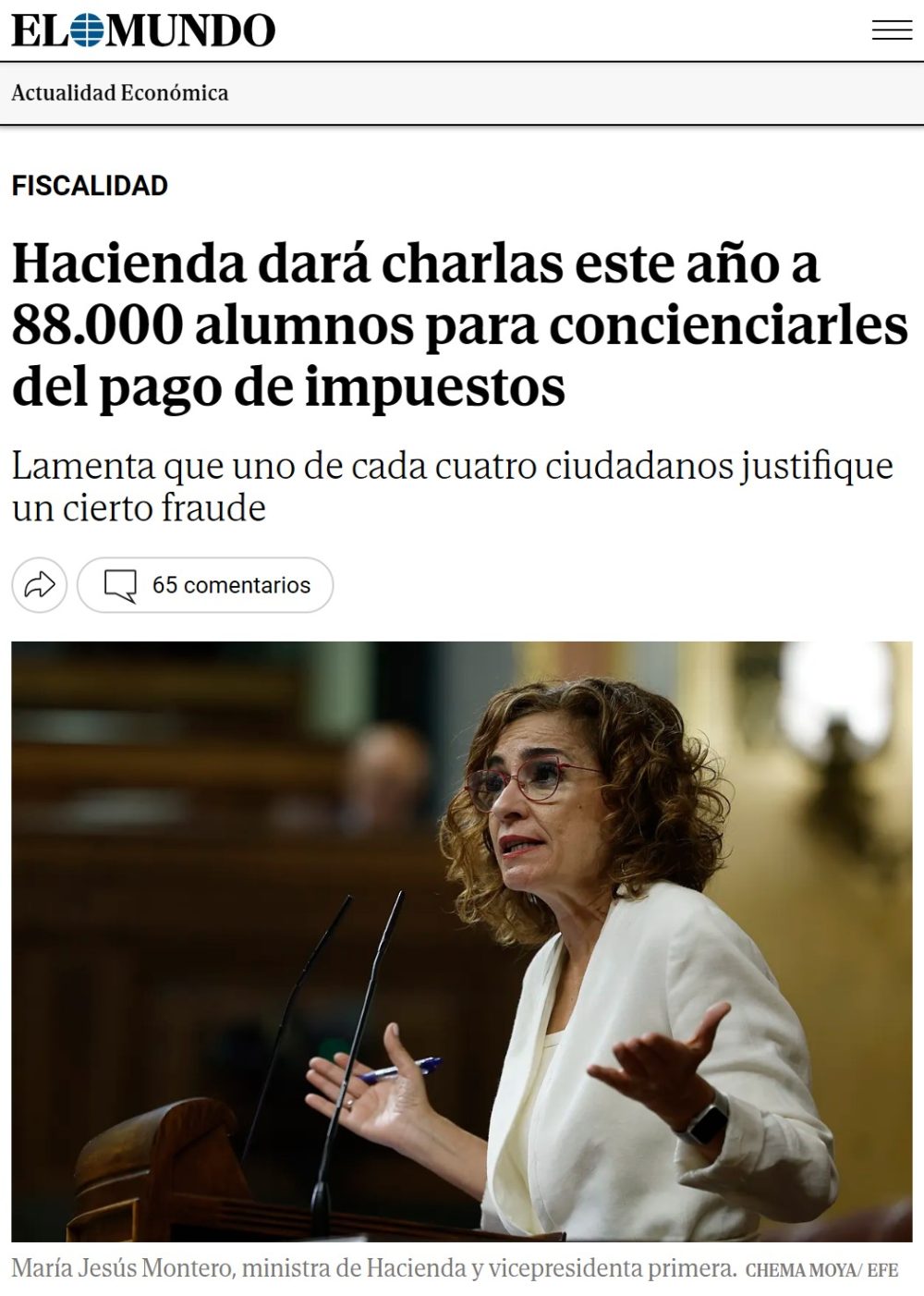 Hacienda intentará contrarrestar con charocharlas la labor de concienciación de los influencers contra el expolio fiscal.
