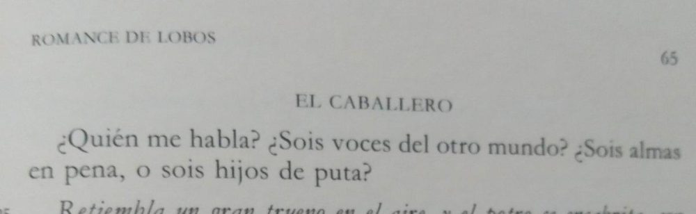 Buenos días (by Valle Inclán)