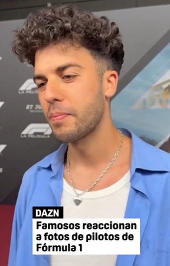 Va a la premiere de la película de Formula 1 en España y no sabe identificar ni a Fernando Alonso ni a Carlos Sainz.