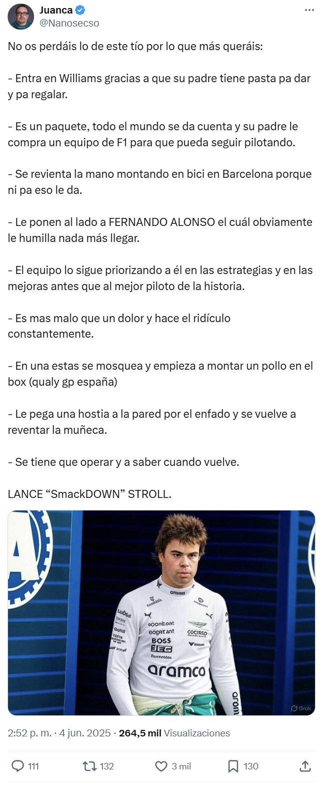 Stroll es el enchufado definitivo.