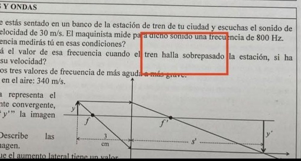 Mientras tanto en el examen de física de la PAU de Extremadura