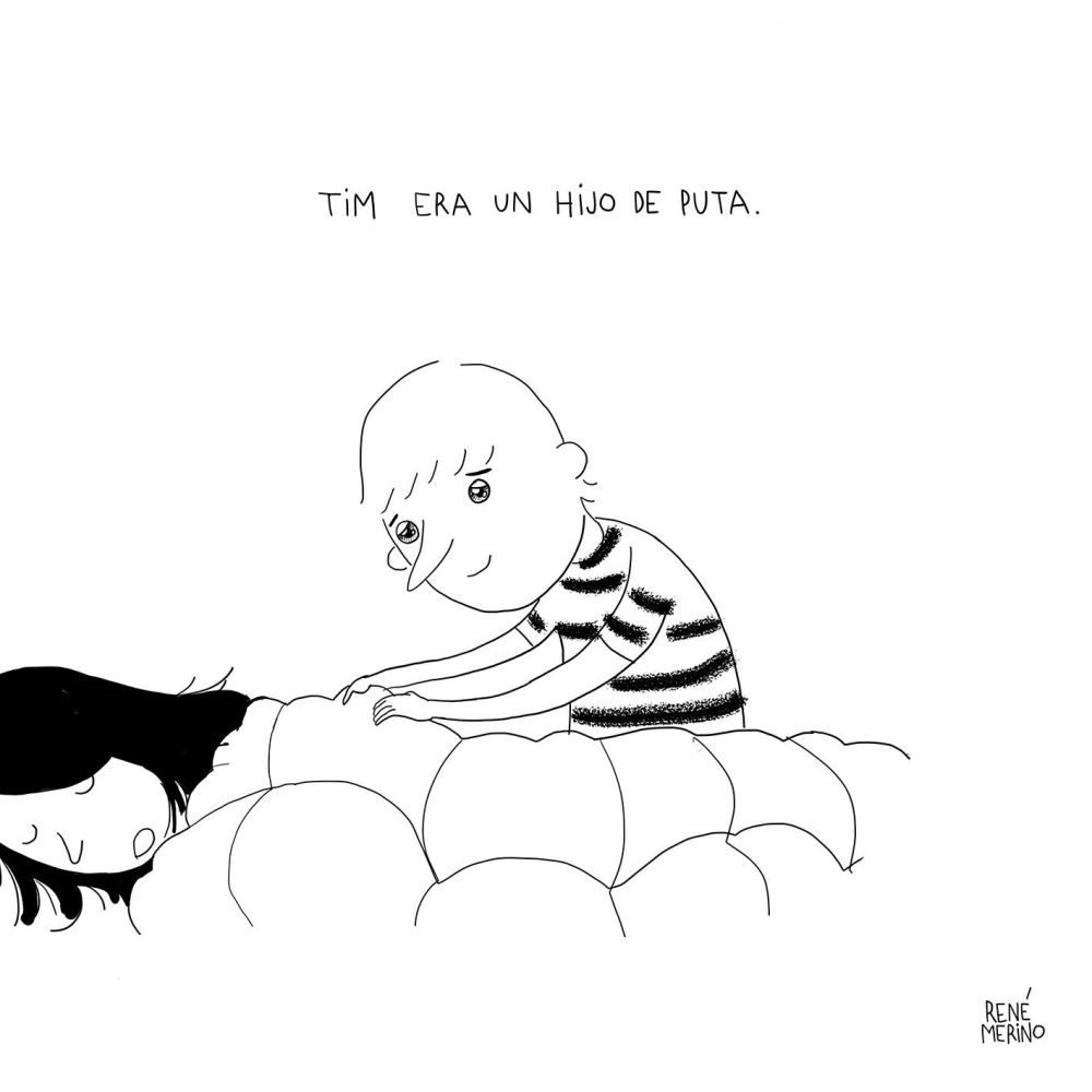 Tim arropó a Vera.