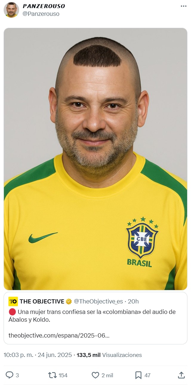 Valeri Cuellas Dice ser la colombiana del audio de Ábalos y Koldo.
