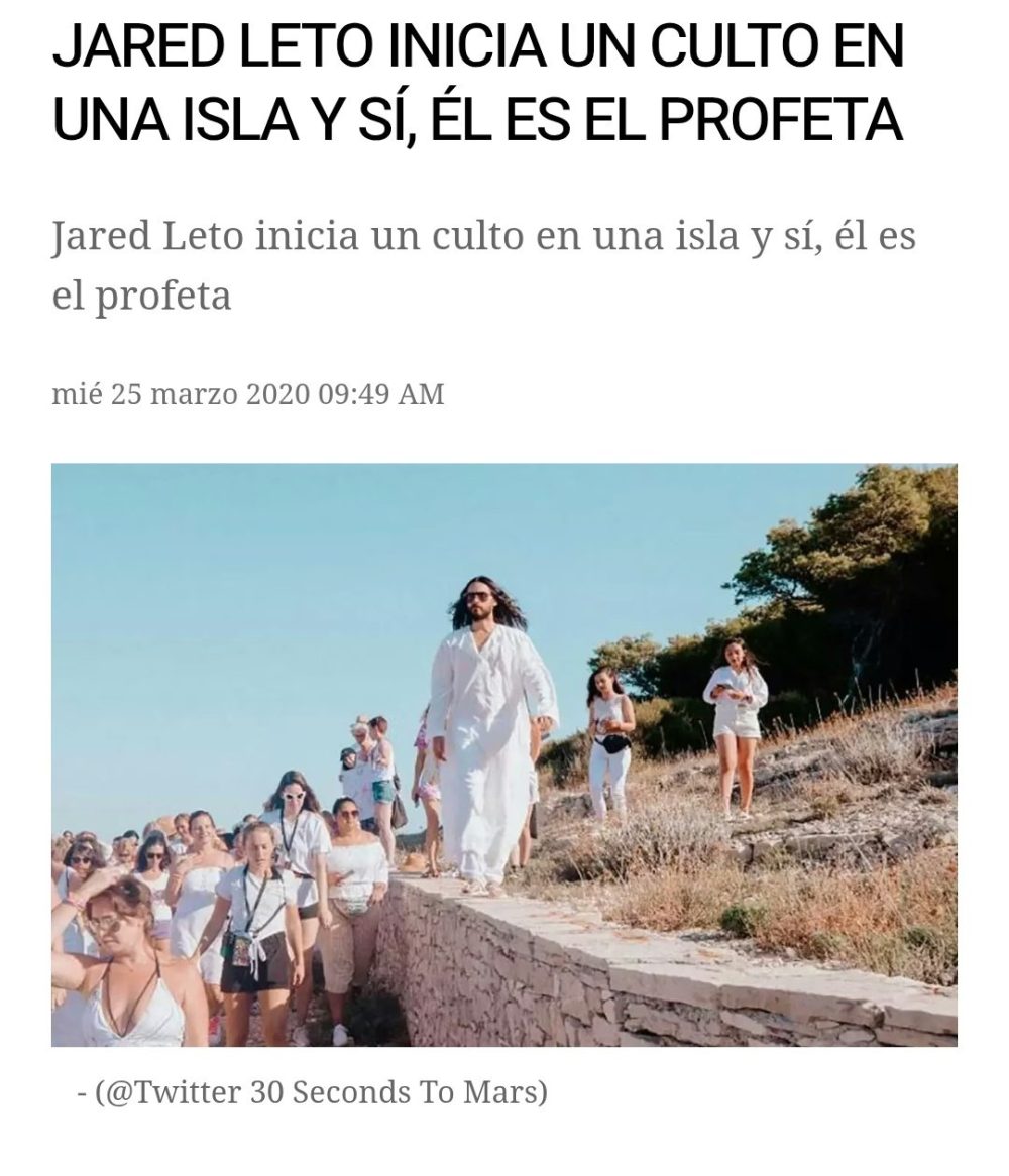 El me too le llega con retraso a Jared Leto.