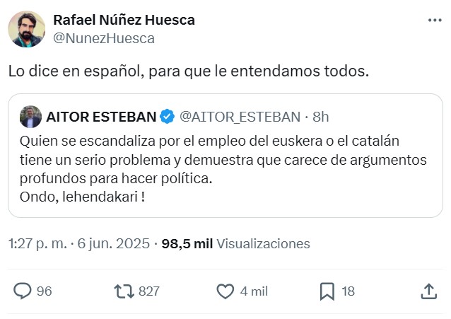 Resumen del asunto ese de usar idiomas autonómicos en foros donde la gente no entiende esos idiomas.