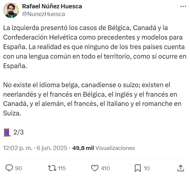 El esperpento de los pinganillos entre hablantes de un mismo idioma solo se da en España.