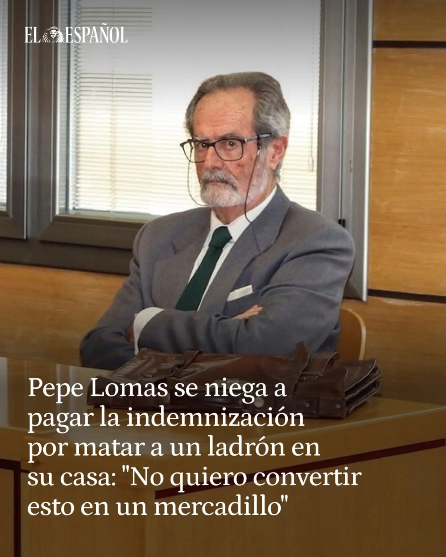 Pepe Lomas se niega a darle ni un euro a los familiares del ladrón que entró en su casa.