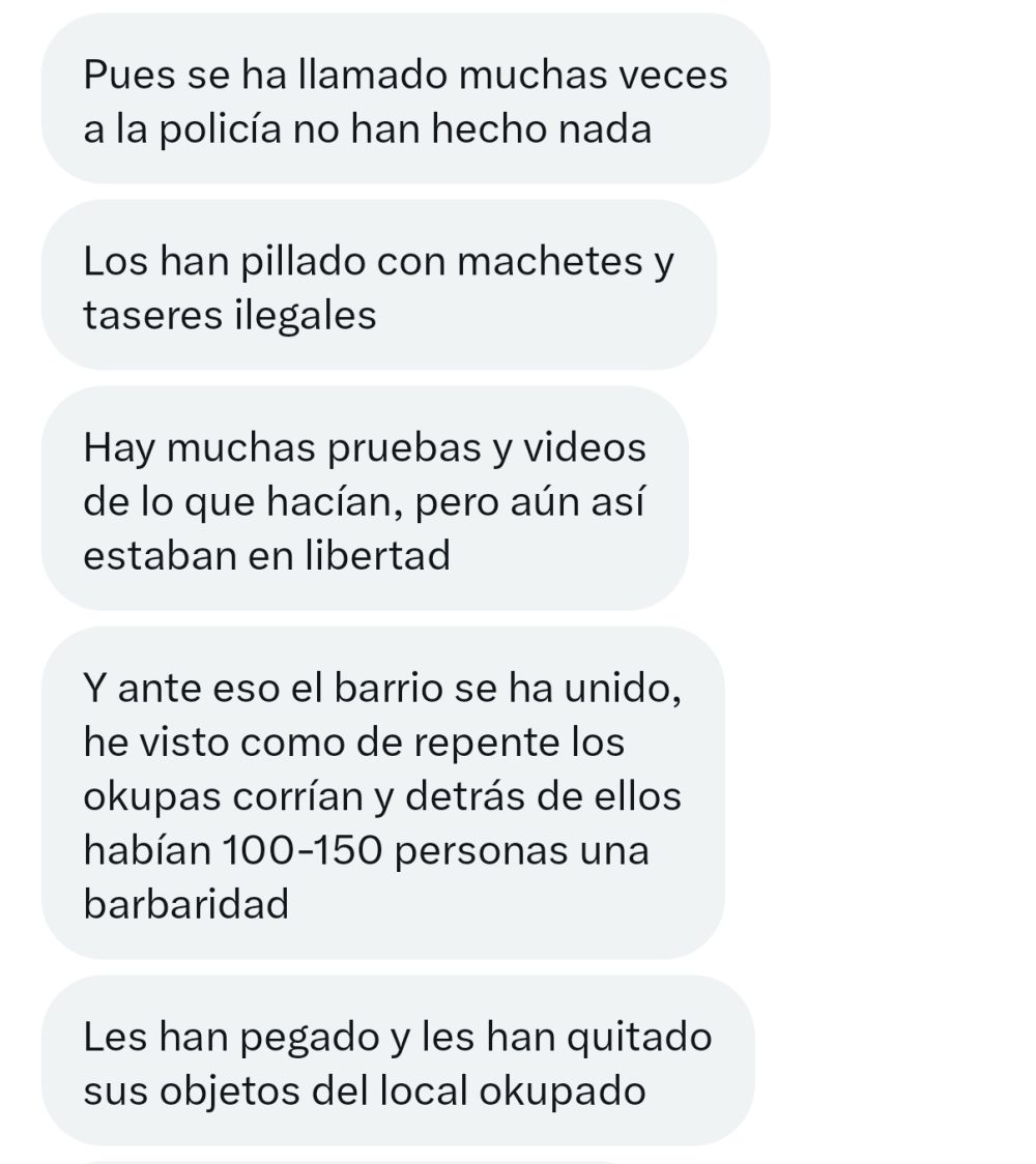 BataIIa campal en Sabadell (Barcelona) esta noche. Fuertes enfrentamientos entre un centenar de vecinos españoles y okupas magrebíes que deja a varios de ellos apuñaIados.