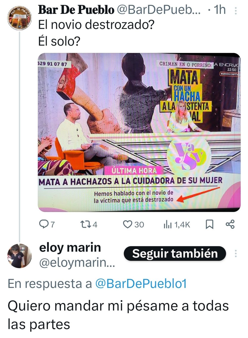 No sé quién es más kvron, si el rotulista o Eloy.