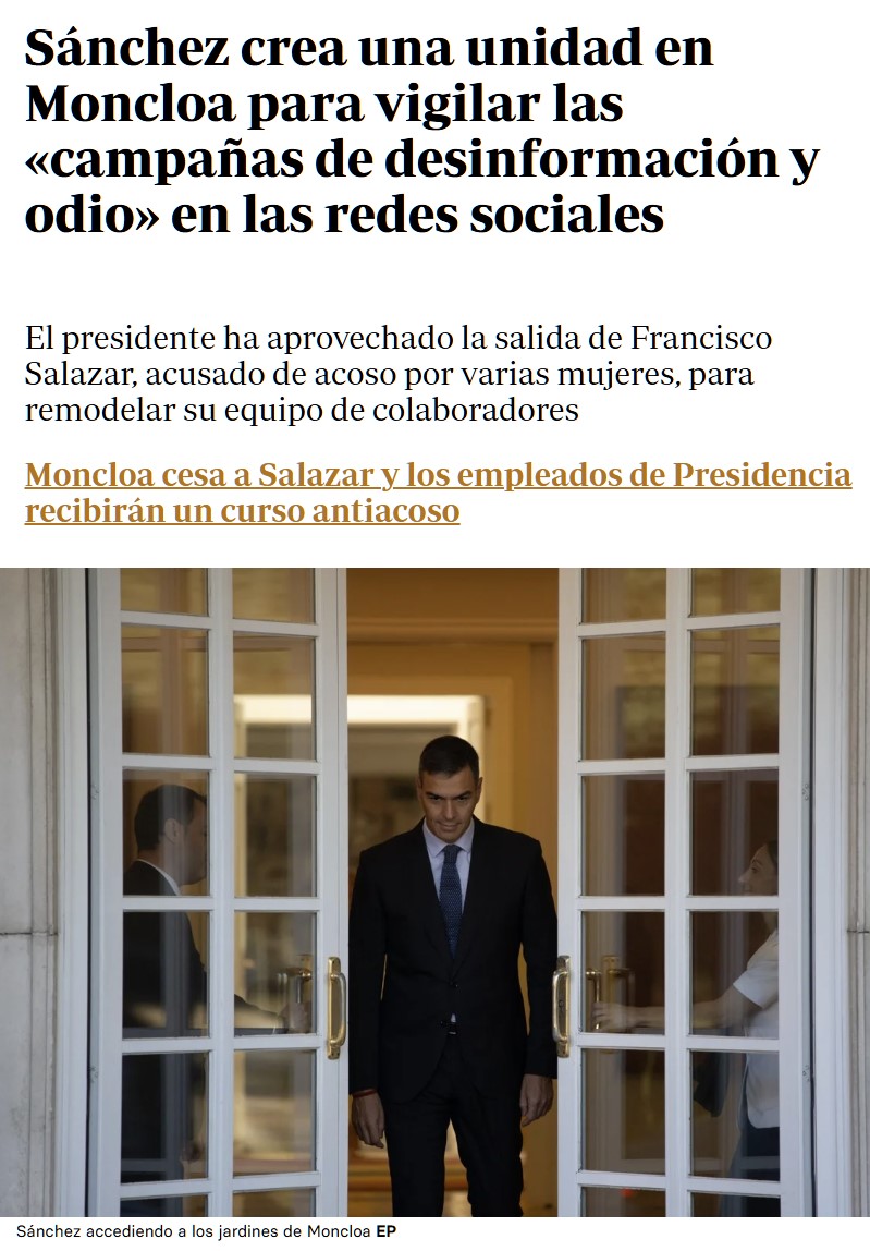 Si algo hay que admitirle a Pdro Snchz es su gran manejo de los eufemismos.