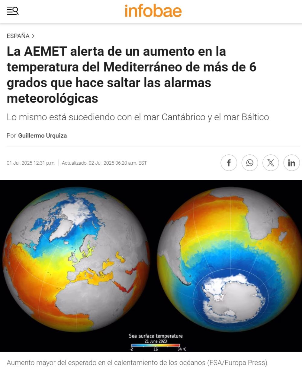 Los 50 son los nuevos 40 (grados).