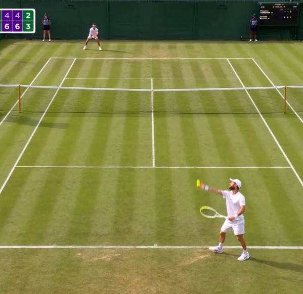 Hay que estar como una auténtica regadera para atreverte a hacer ESTO en medio de un punto.