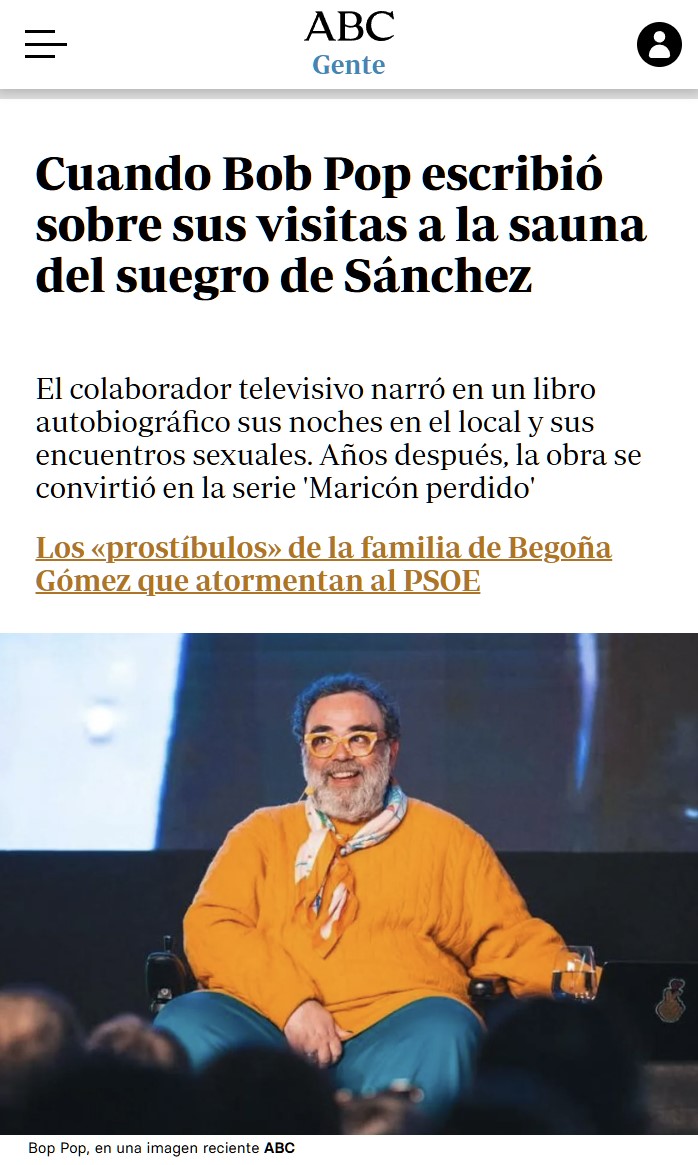 Bop Pop: el Dandy de Barcelona de la izquierda.